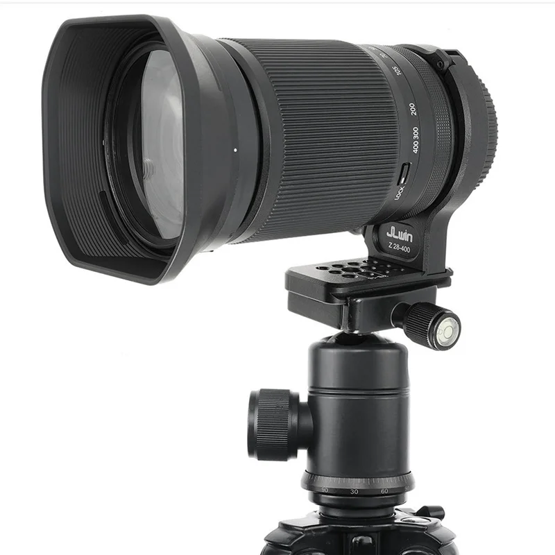 Фото Кольцо штатива с объективом Jlwin для Nikon Z 28-400 мм F/4-8 VR, быстросъемная пластина для крепления штатива, аксессуары для камеры №3