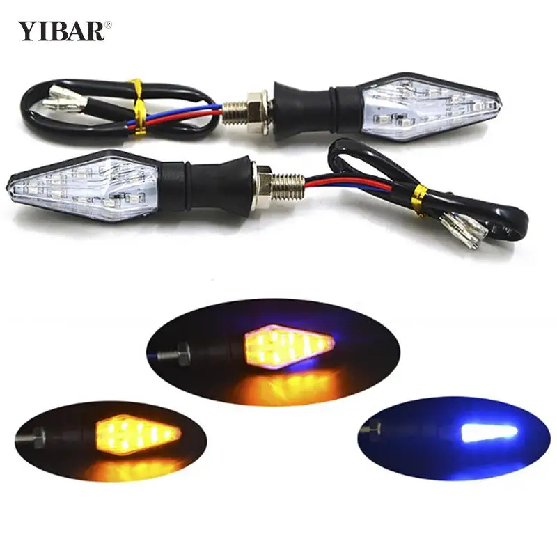 

1pc 12V Universal Motorcycle LED Turn Signal Light Indicators Amber Blinker Light Flashers Lighting Motorcycle Accessories