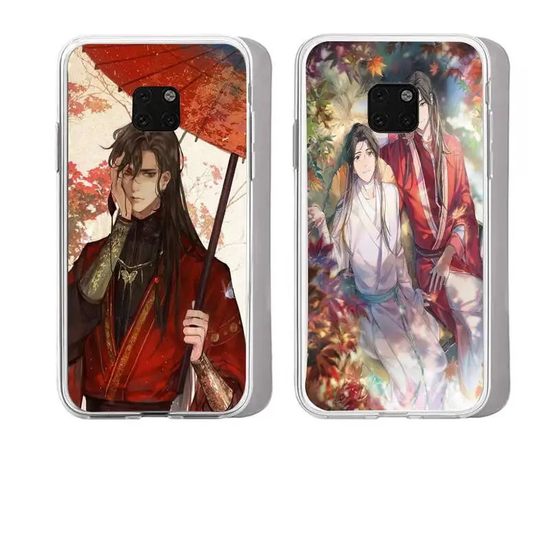 

Heavenly Official Blessing Phone Case For Huawei Mate P10 P20 P30 P40 P50 Smart Z Honor 50 60 70 Pro Lite Transparent Case