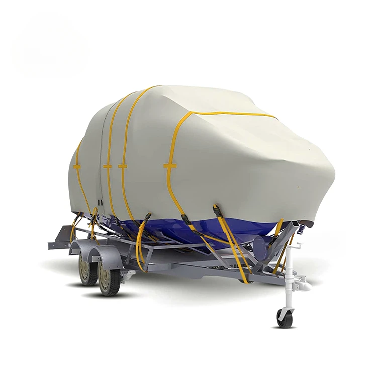ForHOMFUL Водонепроницаемый 600D чехол для лодки Морской полиэстер Холст с прицепом