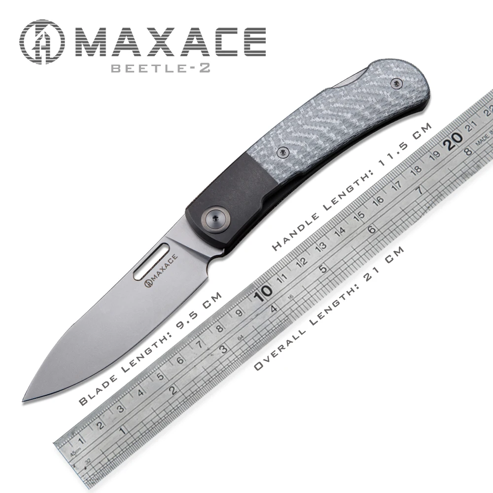 Maxace Beetle-2 0 CPM-MAGNACUT складной нож с костной инкрустацией тактический для выживания
