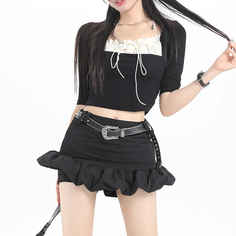 Купить Черную Юбку Мини