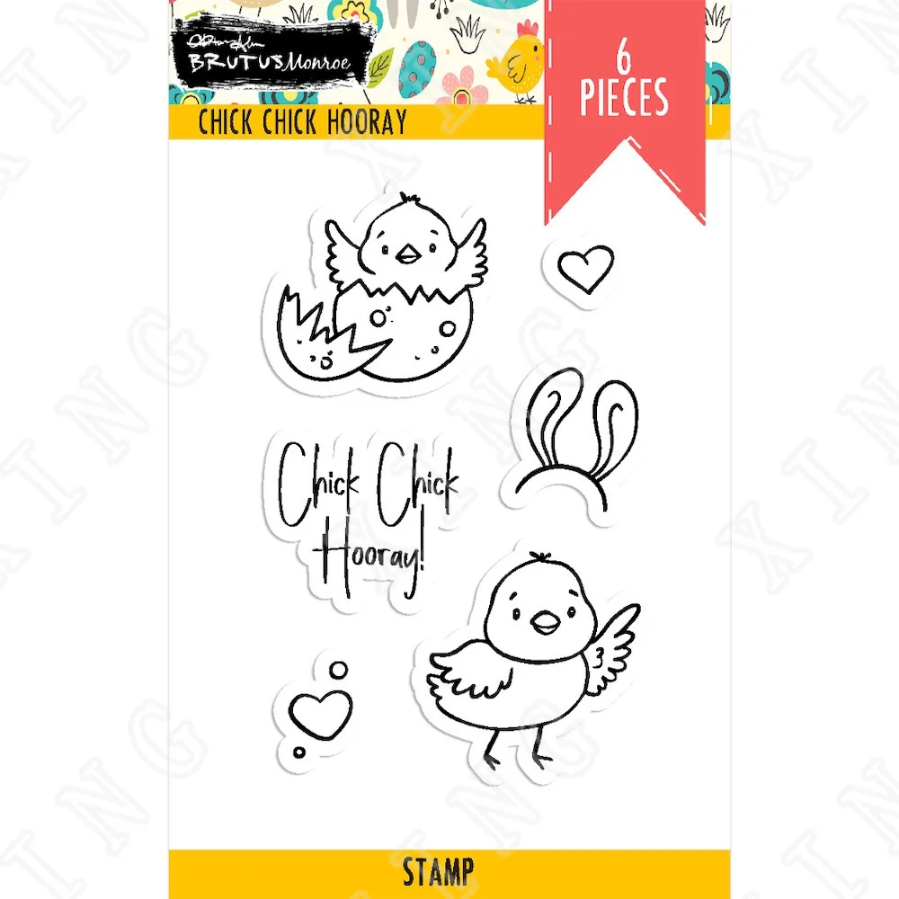

Chick Hooray Clear Silicone Stamps Scrapbook Diary Decoration Embossing Template Diy Greeting Card Handmade 2022 New Arrival