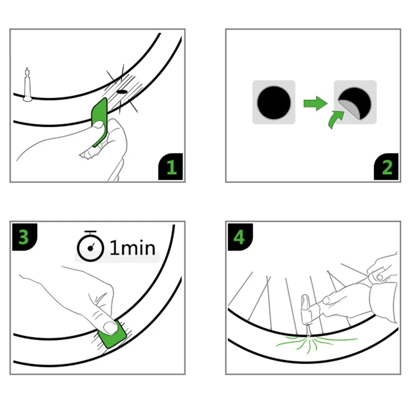 

10 шт., безклеевые патчи для ремонта горных фотографий