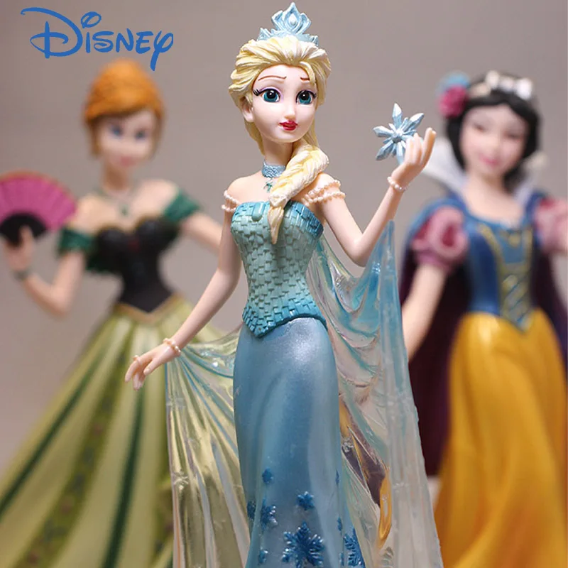 

20CM Disney Frozen Doll Doll Elsa Princess Snow White Hand-made Model Ornament Car Ornament Home Ornament Children's Gift