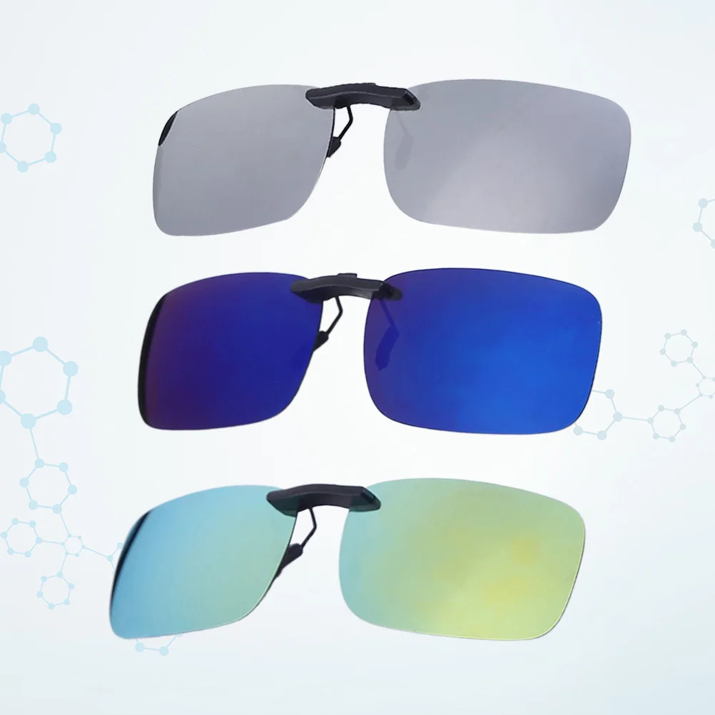 

Clip Sunglasses Glassesonmen Myopiadriverdriving Glare Anti Rimless Over Shadesprotection Uvsun Metal Clips Attachment Lenses
