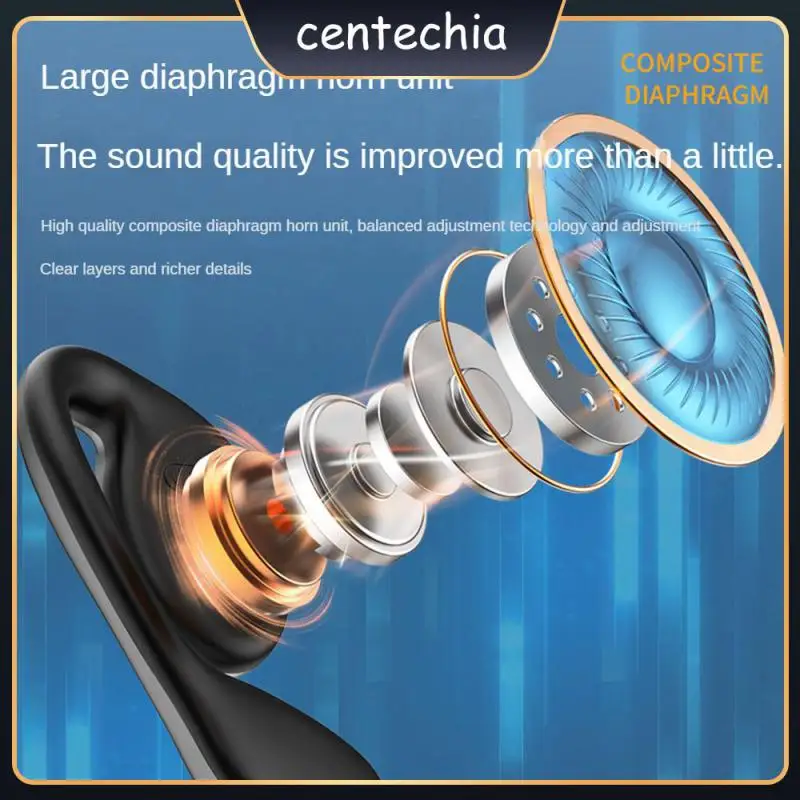 

Ms02 Long Life Earphone Hifi Surround Sound Headset Ear-hanging Type Zero Delay Headphones Audio Devices High-end