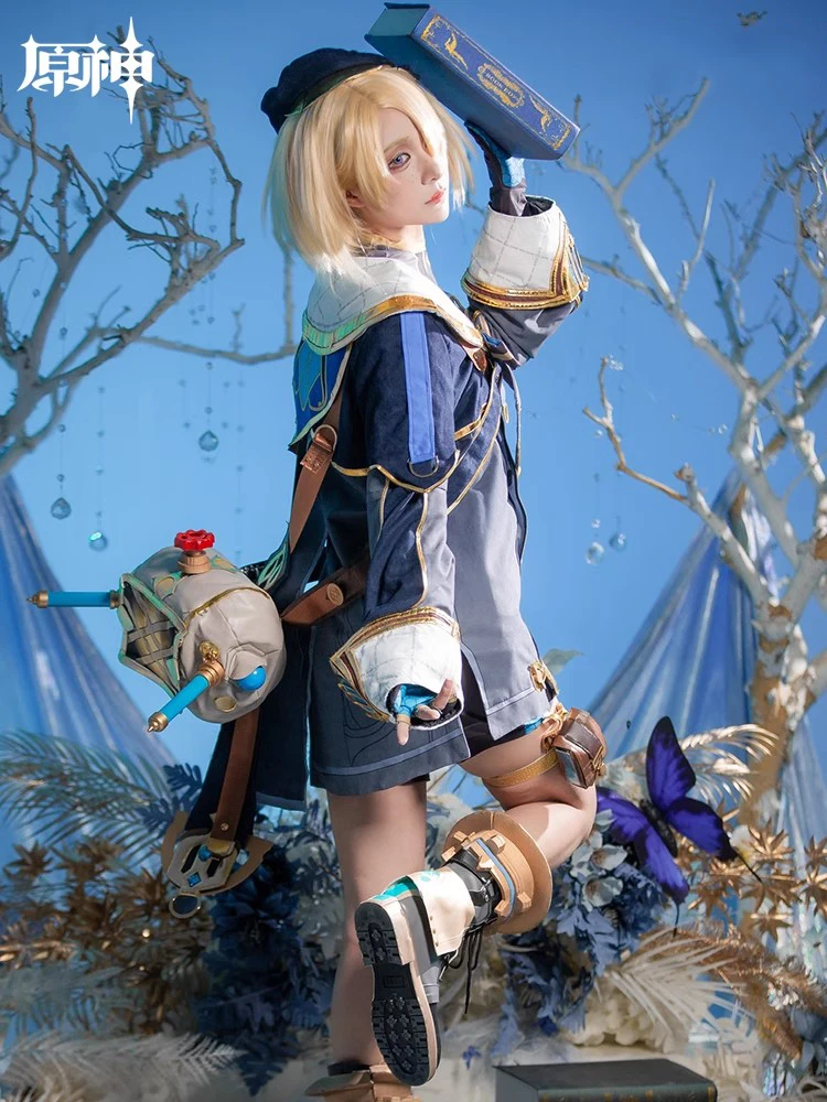Костюм для косплея COS-KiKi Genshin Impact Freminet красивая Униформа на Хэллоуин