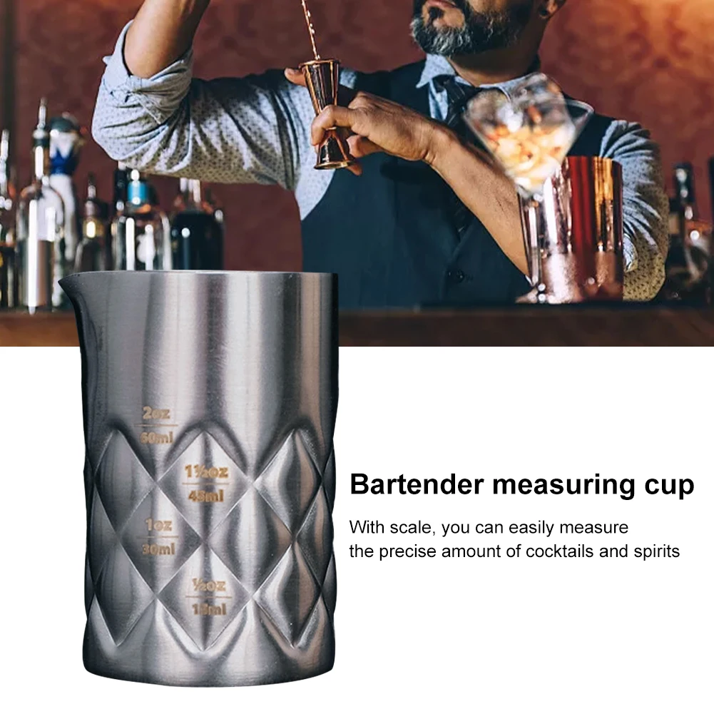 Мерный стакан Bartender со шкалой домашние инструменты высокопрочные термостойкие
