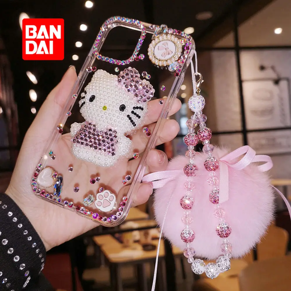 

Bandai Disney 3D Diamond Phone Case for IPhone 13Pro 12 12Pro 11 Pro X XS Max XR 7 8 Plus Cartoon Back Covers Kawaii Soft Fundas
