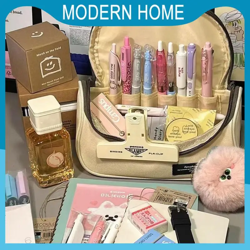 

For Junior And High School Students Storage Basket Durable Multi Functional Pen Bag Moisture-proof Storage Bag Storage Items