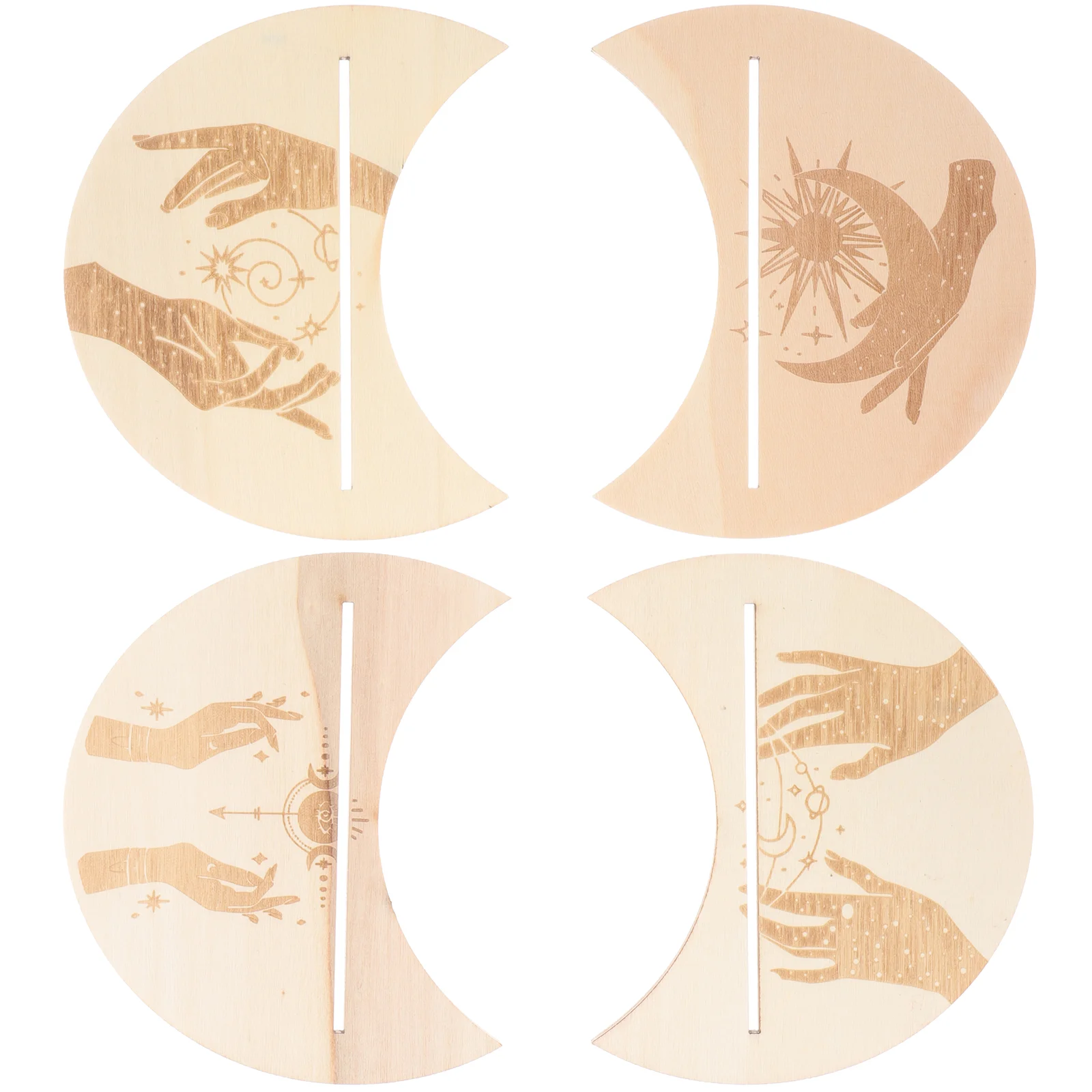 

1 Set Altar Lovely Display Wooden Tarot Stand Wooden Bracket For Tarot for Witch Display Altar Tarot