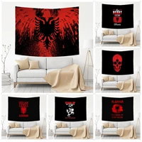 albania albanians national flag wall tapestry home decoration hippie bohemian decoration divination home decor