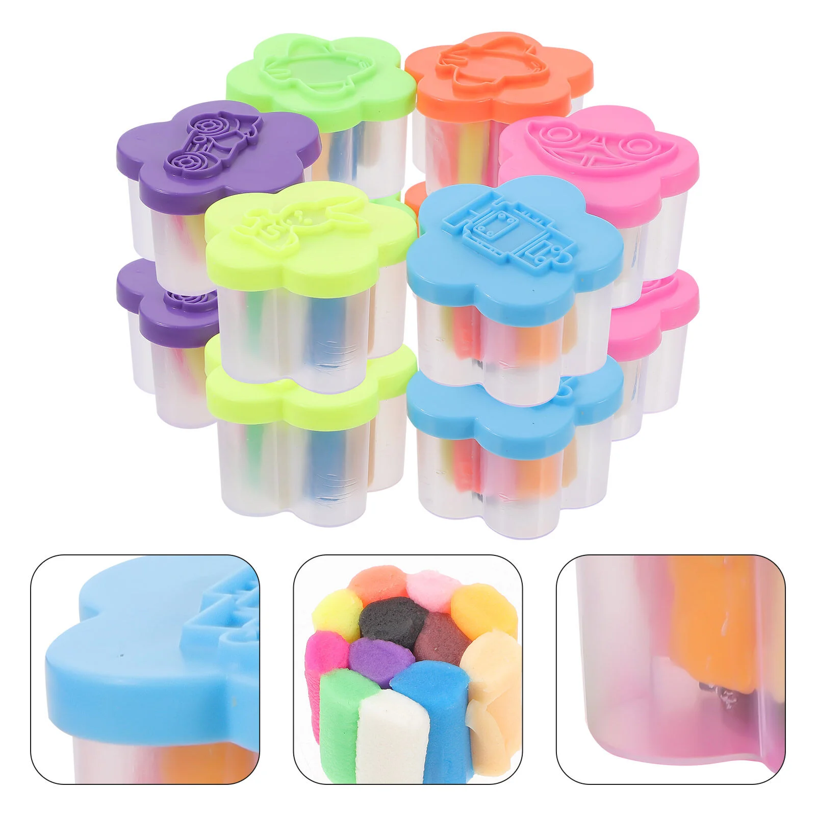 

Bright Color Clay Set Modeling Clays For Toddler Plaything Kid Playthings Crafts