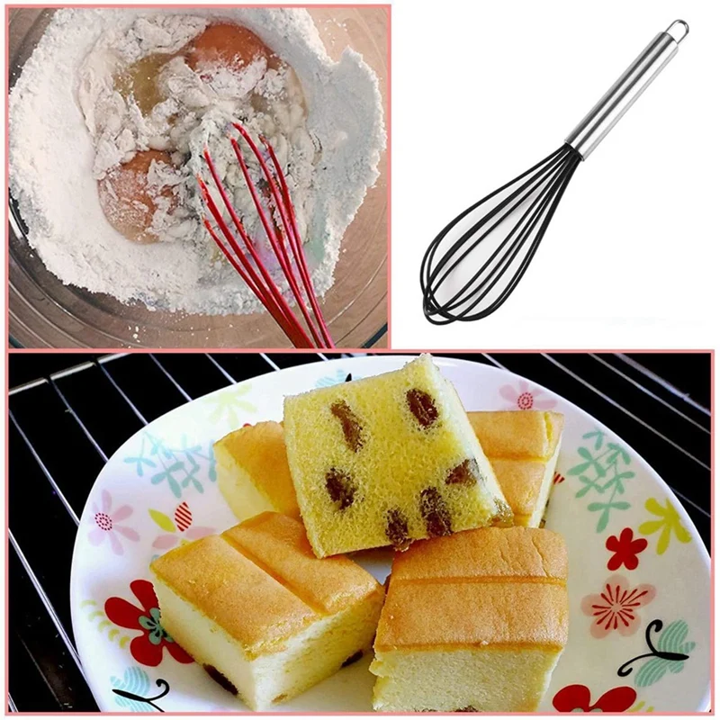 Акция! Силиконовый венчик для кухни 10-дюймовый силиконовый яиц очень прочный