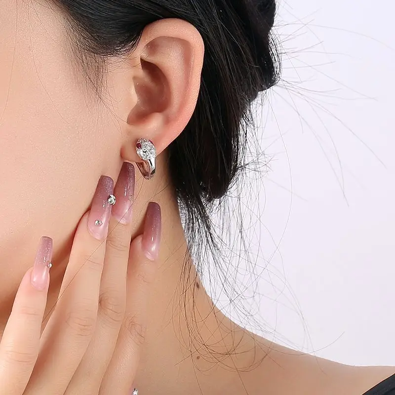 STELVIO 2023 Trending Individual Snake-Shaped Ear Buckle For Women Fashion High Sense Design Light Luxury Temperament Earring