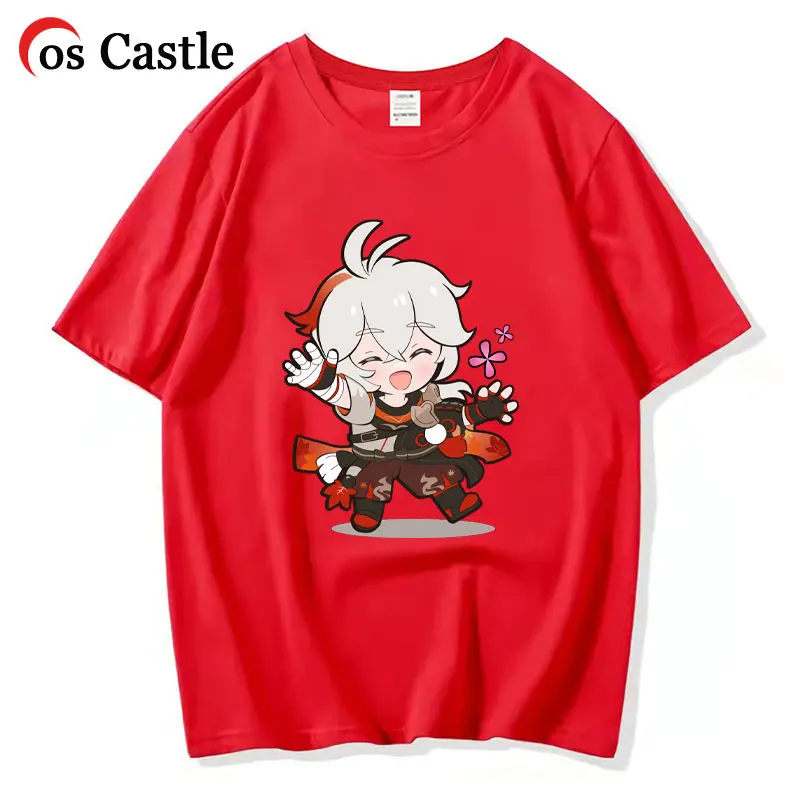 

Cos Castle Game Genshin Impact T Shirt Xiao Cosplay Costume Unisex T Shirt Hip Hop Tops Summer Kawaii Streetwear Clothing Tops