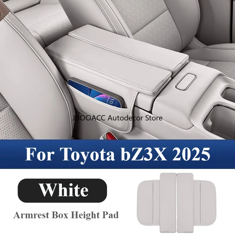 Для Toyota bZ3X ‌   2025 автомобильный подлокотник, высота коробки, подлокотник, крышка коробки, центральный подлокотник, коврик для хранения, кожаный защитный чехол