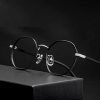 pure titanium eyeglasses frame optical eyewear high quality new 2022 men and women full rim fashion frame vintage style