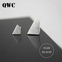 qwc 2022 new ins style creative personality cool irregular design puzzle geometric polygon stud earrings women