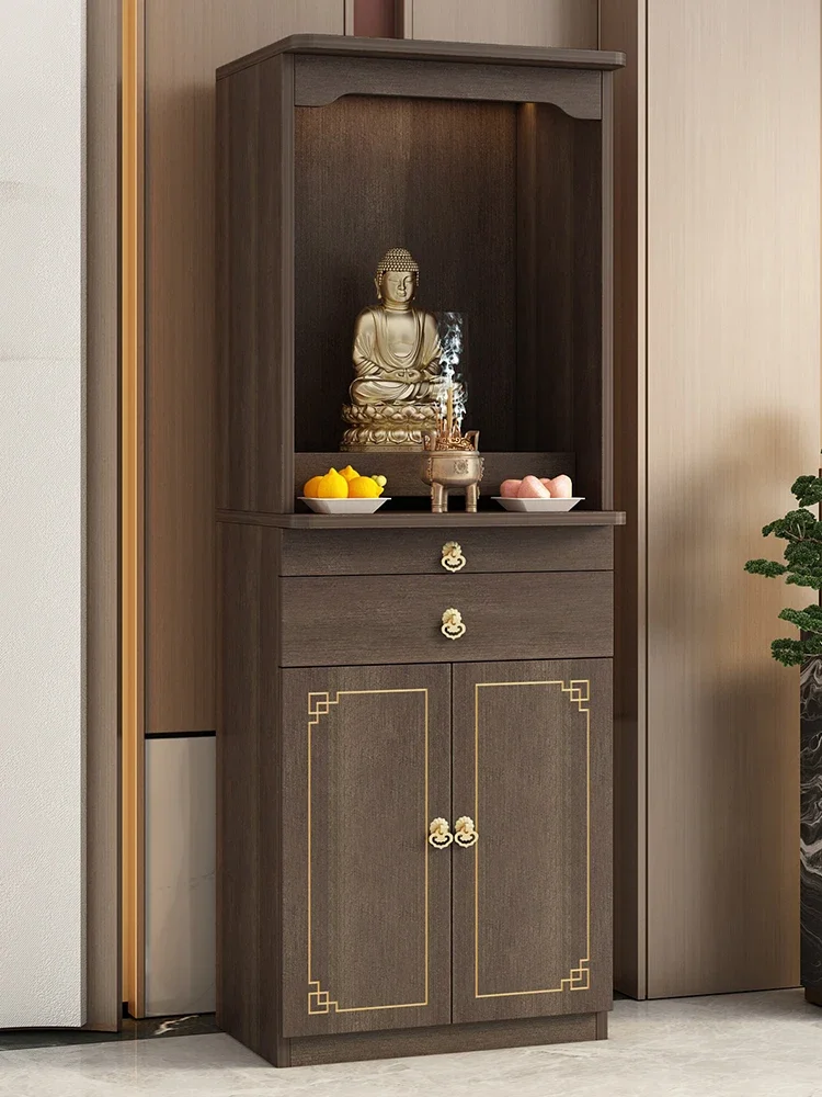 SGF новый китайский вертикальный шкаф Бог богатства Гуаньинь Гуан Гонг шентай