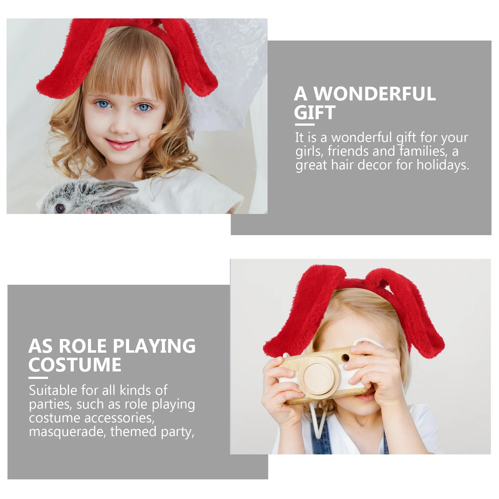 Мужские аксессуары повязка на голову с ушками животных для волос реквизит