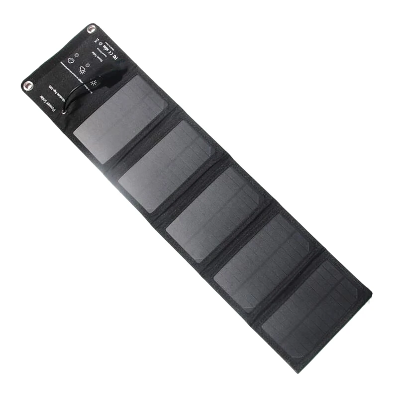 

Outdoor 10W5.5V Portable Solar Charger With USB Port Foldable Solar Panel, Camping Hiking Travel For Tablet Laptop Phone
