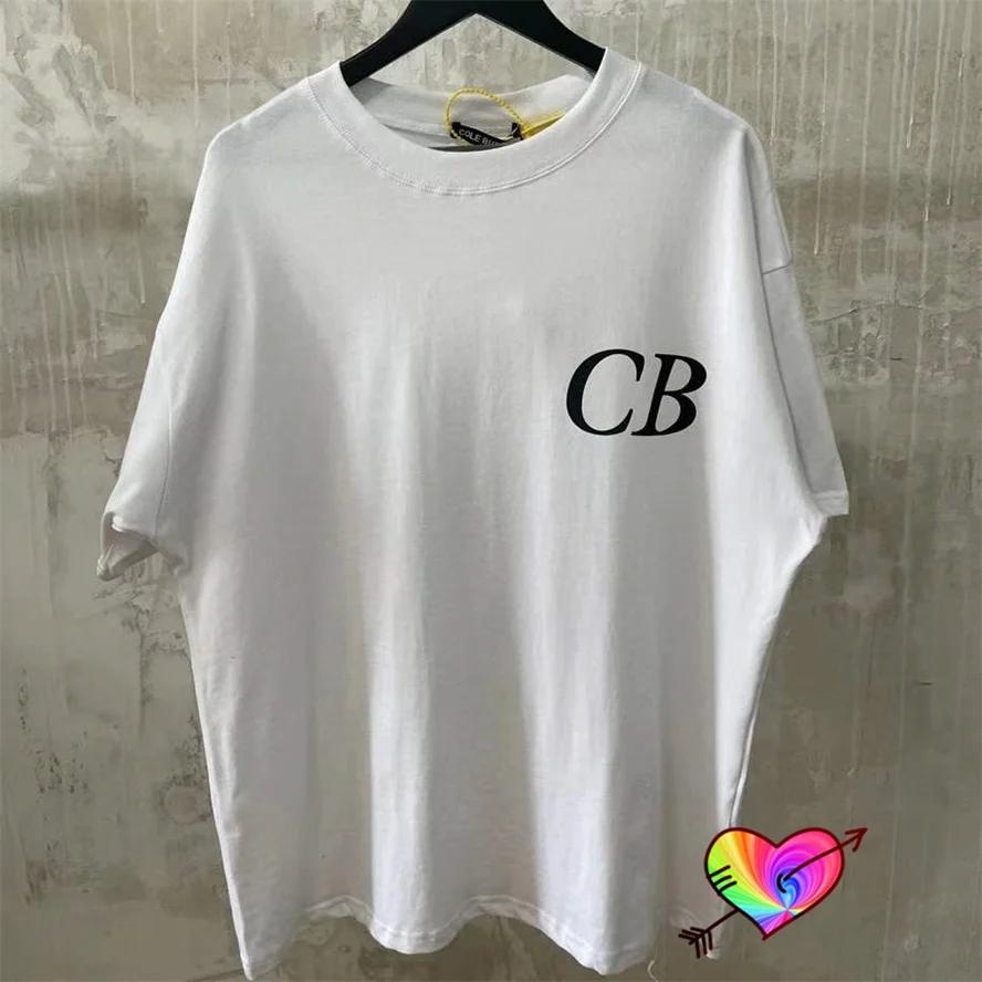 

Multi Color Cole Buxton CB Logo T-shirt Men Women High Quality Cole Buxton Tee Slightly Oversize Tops Short Sleeve