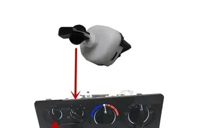 Ручка переключателя скорости вентилятора GDDT для Pajero V20 MB657410, управление обогревателем приборной панели для Montero V30 A/C, климат-панель для Shogun V40