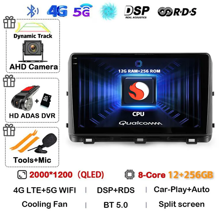 

Автомагнитола на Android 14 для Kia Ceed 3 CD 2018 2019 - 2022 Carplay, Автомобильная GPS-навигация, Wi-Fi + головное устройство 4G, стерео, 2 Din, видео плеер