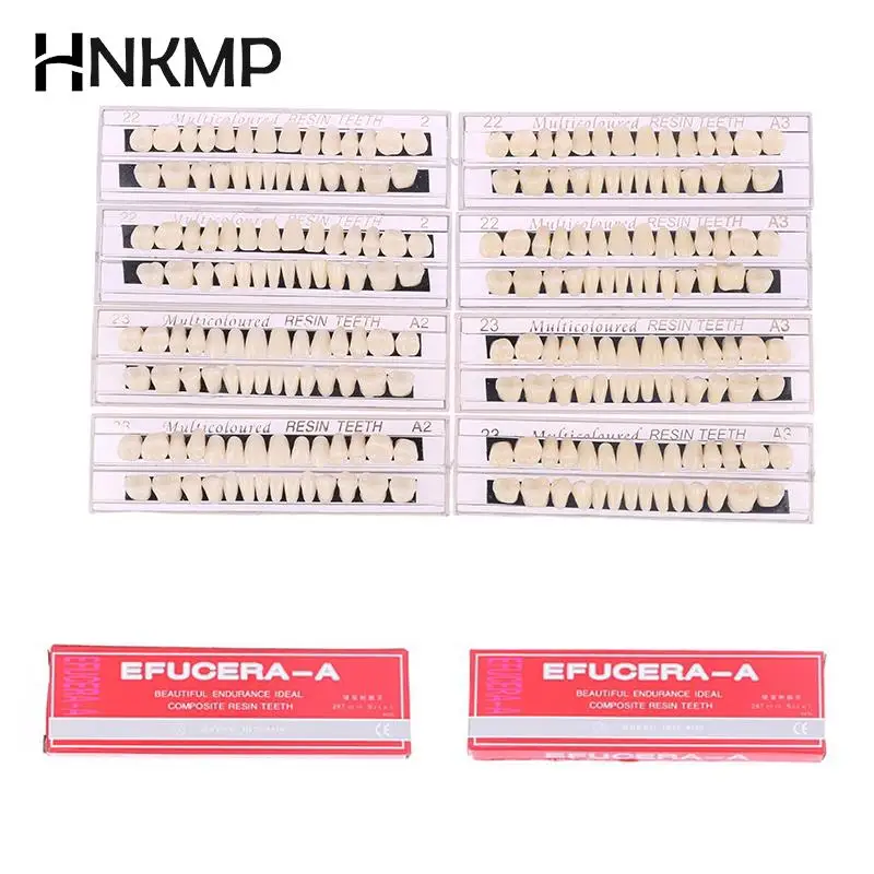 

56Pcs Resin Teeth Denture Teaching Model Dedicated Teeth Dental Material Teeth Care Tool Education Dental Oral Material