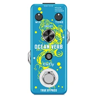 clefly lef 3800 guitar reverb effect pedal digital pedals ocean verb effects pedal room spring shimmer 3 modes with true bypass