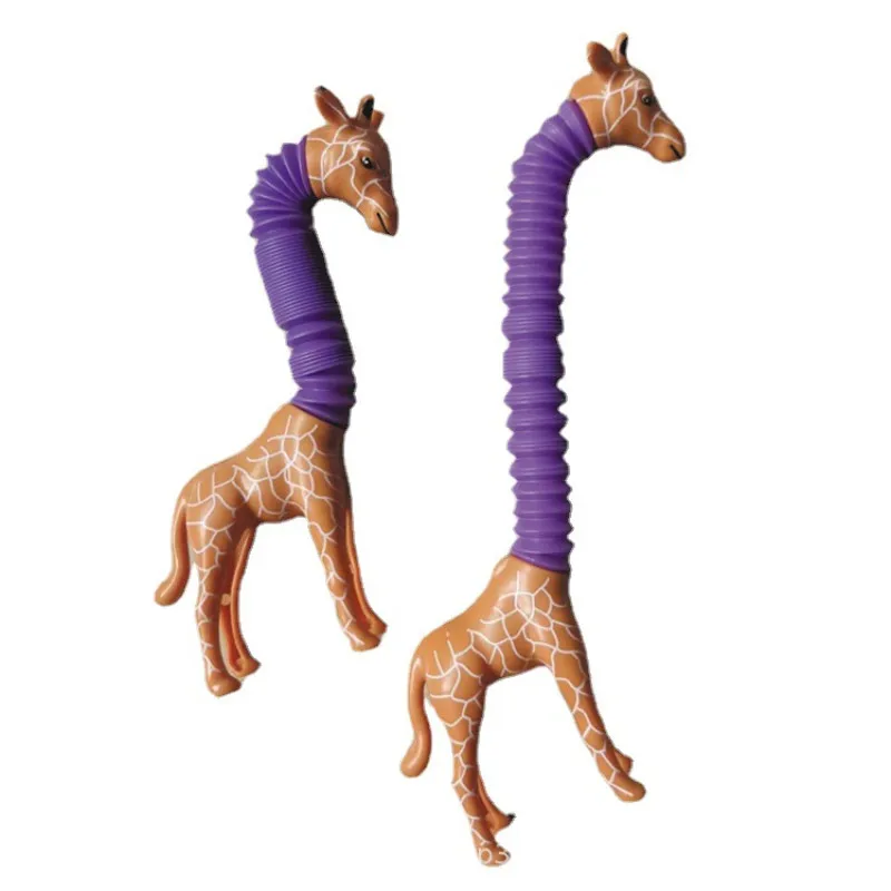 Набор игрушек для снятия стресса с подсветкой и телескопическими трубками "Вариант юникорна и собаки" популярный в 2022 году.