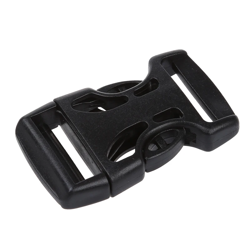 

1 Inch Replacement Belt Connecting Black Plastic Quick Release Buckle 8 Pcs