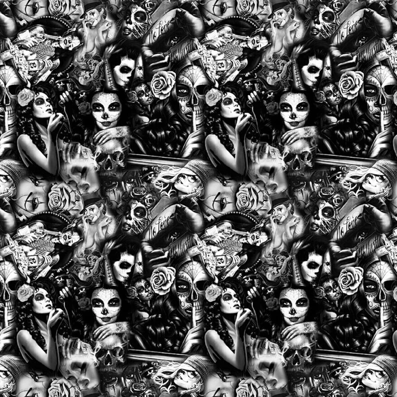 

TSAUTOP 0,5 мX2 м/10 м пленка для переноса воды с рисунком клоуна, гидрографическая пленка CSKH9017 для поделок своими руками и персонализированных проектов