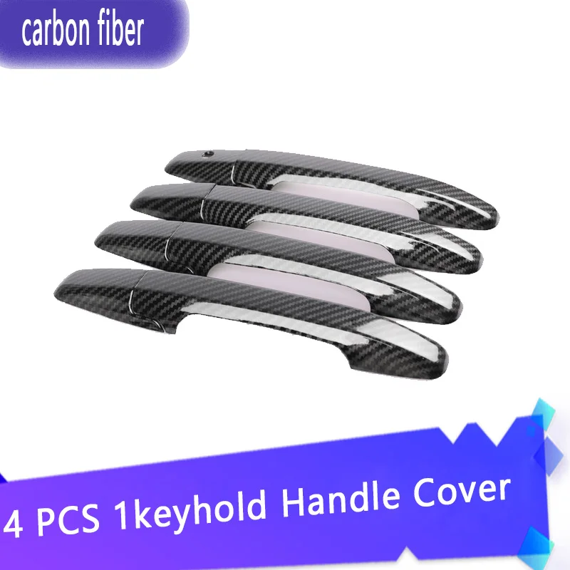 

Для Honda Civic 8, 2006, 2007, 2008, 2009, 2010, хромированная крышка дверной ручки автомобиля, накладка из углеродного волокна, автомобильный Стайлинг, внешние детали, аксессуары