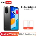 Телефон Xiaomi Redmi Note 11S, 6 ГБ + 128 ГБ, Восьмиядерный Helio G96, 33 Вт Pro, быстрая зарядка, дисплей 6,43 дюйма 90 Гц