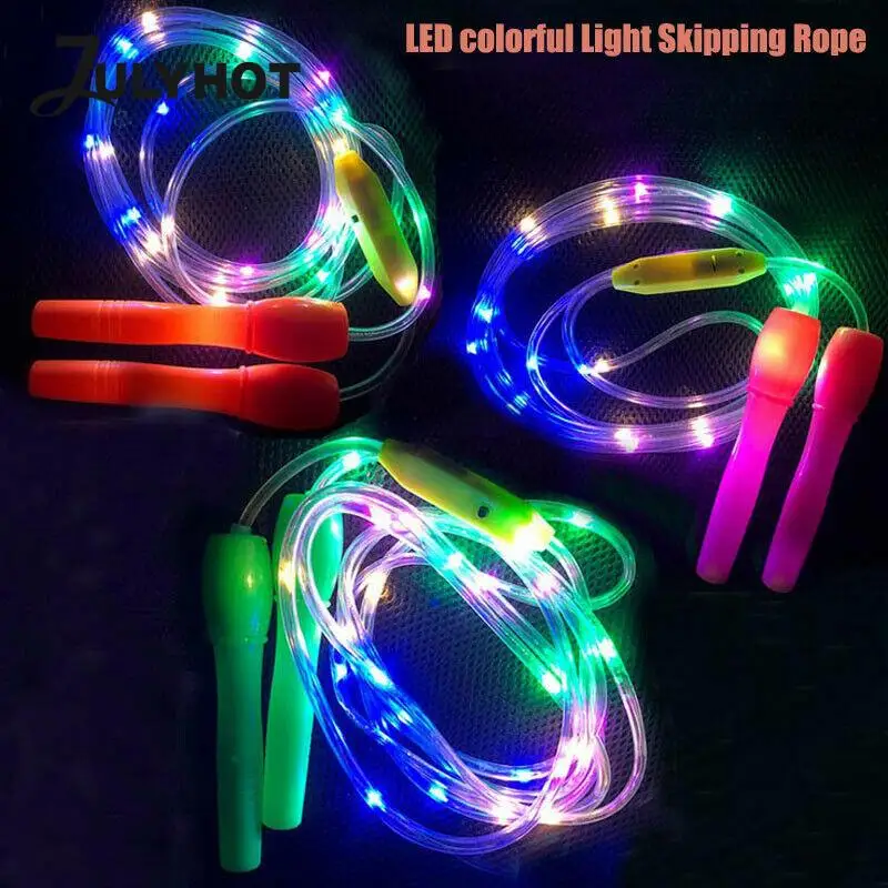 

Man Woman Children Speed Cardio Gym Excercise Fitness Jump Rope Cross Fit Workout LED Light Skipping Ropes Jumping Rope