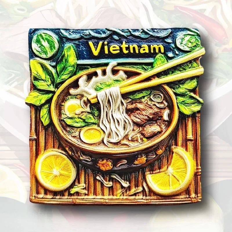 Фото Вьетнамские наклейки на холодильник Mekong River Travel Souvenirsfestival сегмент магниты на холодильник украшение дома свадебные подарки №5