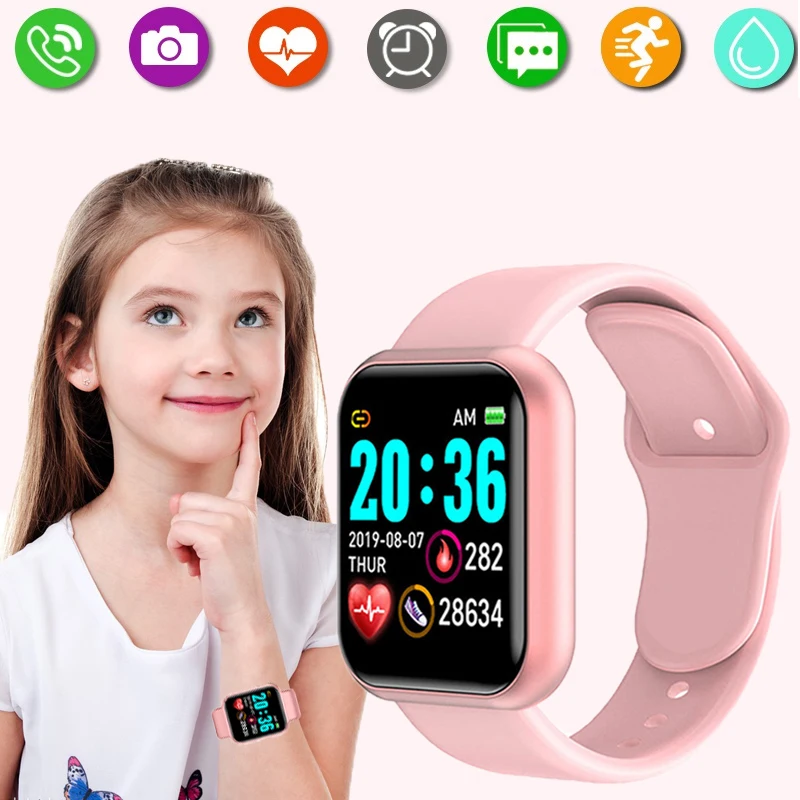 Connected Watch Child Children Smart Watch Women Fitness Tra