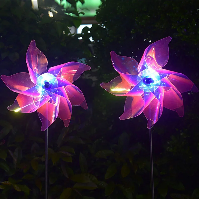 

Solar Outdoor Light LED Fantasy Wind Garden Floor Lamp Lawn Garden Waterproof Windmill Lighting Landscape Decorative