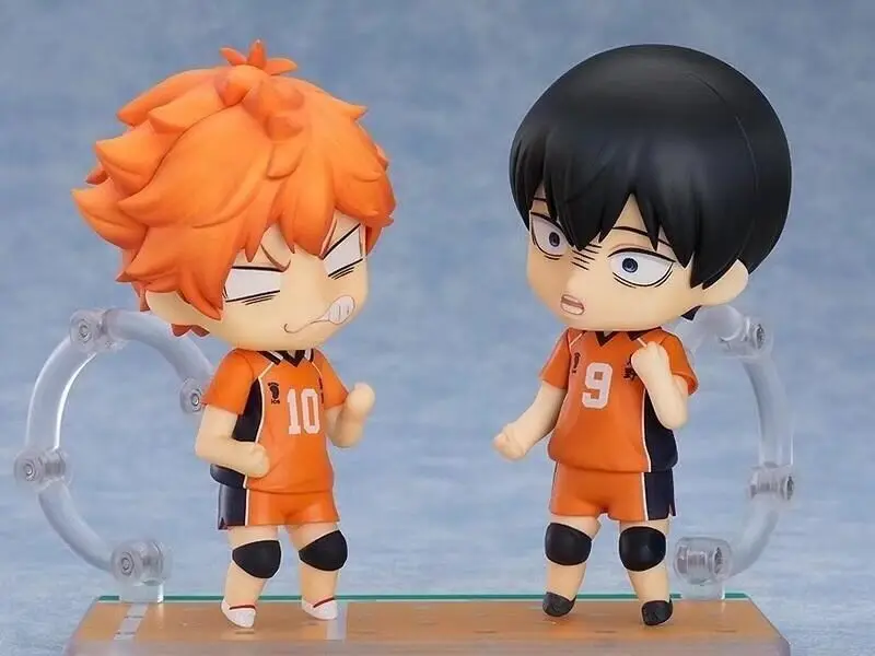 

10CM Haikyuu!! Haikyuu 1455 Tobio Kageyama 1411 Shoyo Hinata Action Figure Toys Doll Christmas Gift