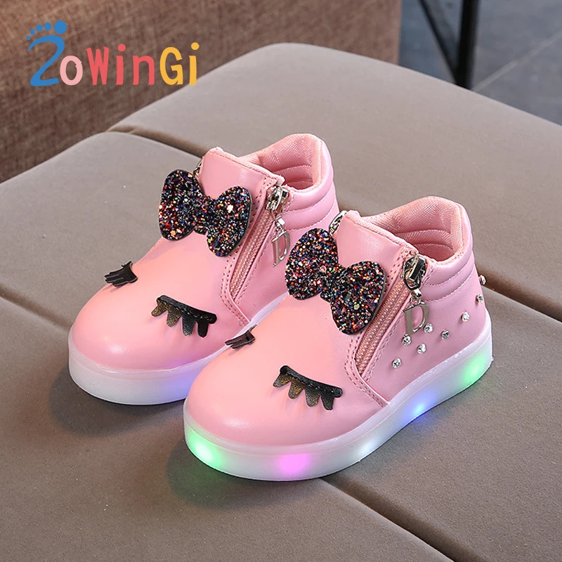 

Кроссовки Детские Водонепроницаемые со светодиодной подсветкой, размеры 21-30