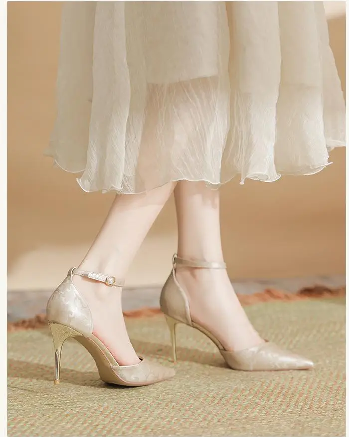 Туфли женские на высоком каблуке туфли с ремешком щиколотке обувь для вечеринки