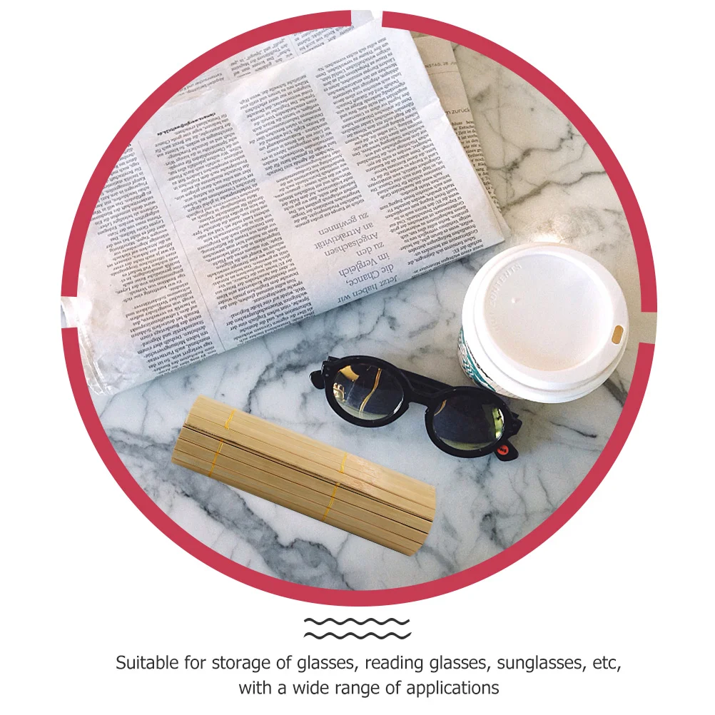 Чехол для солнцезащитных очков портативный овальный протектор контейнер