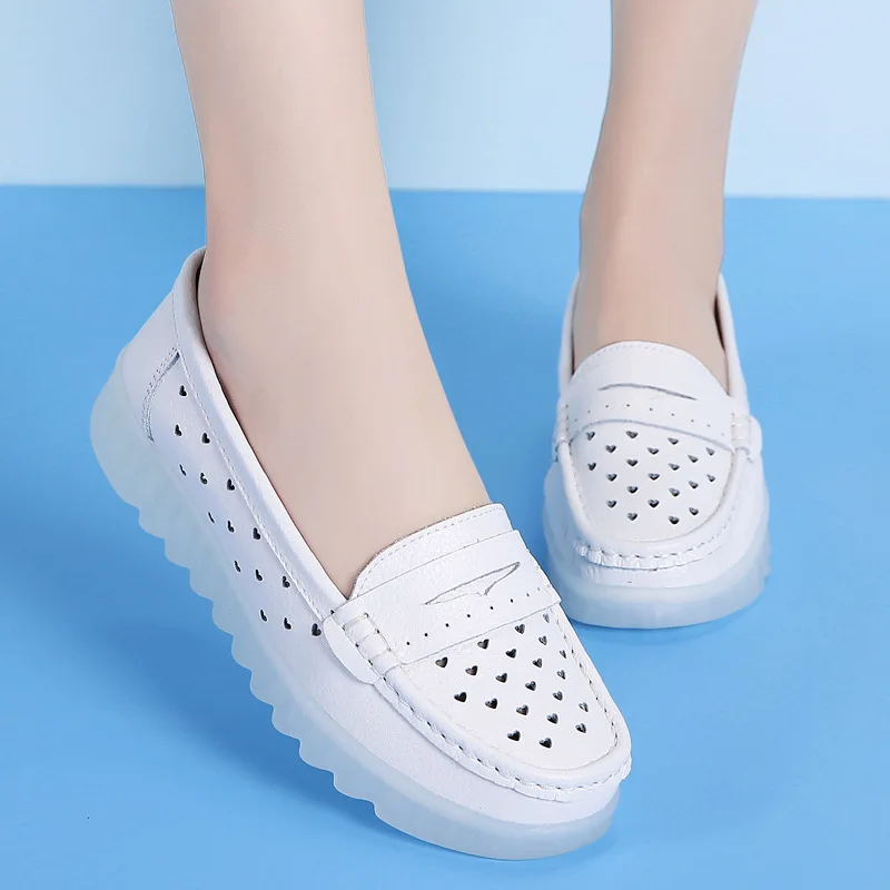 

New Design White Nursing Comfortable Soft Shoes For Women And Ladies