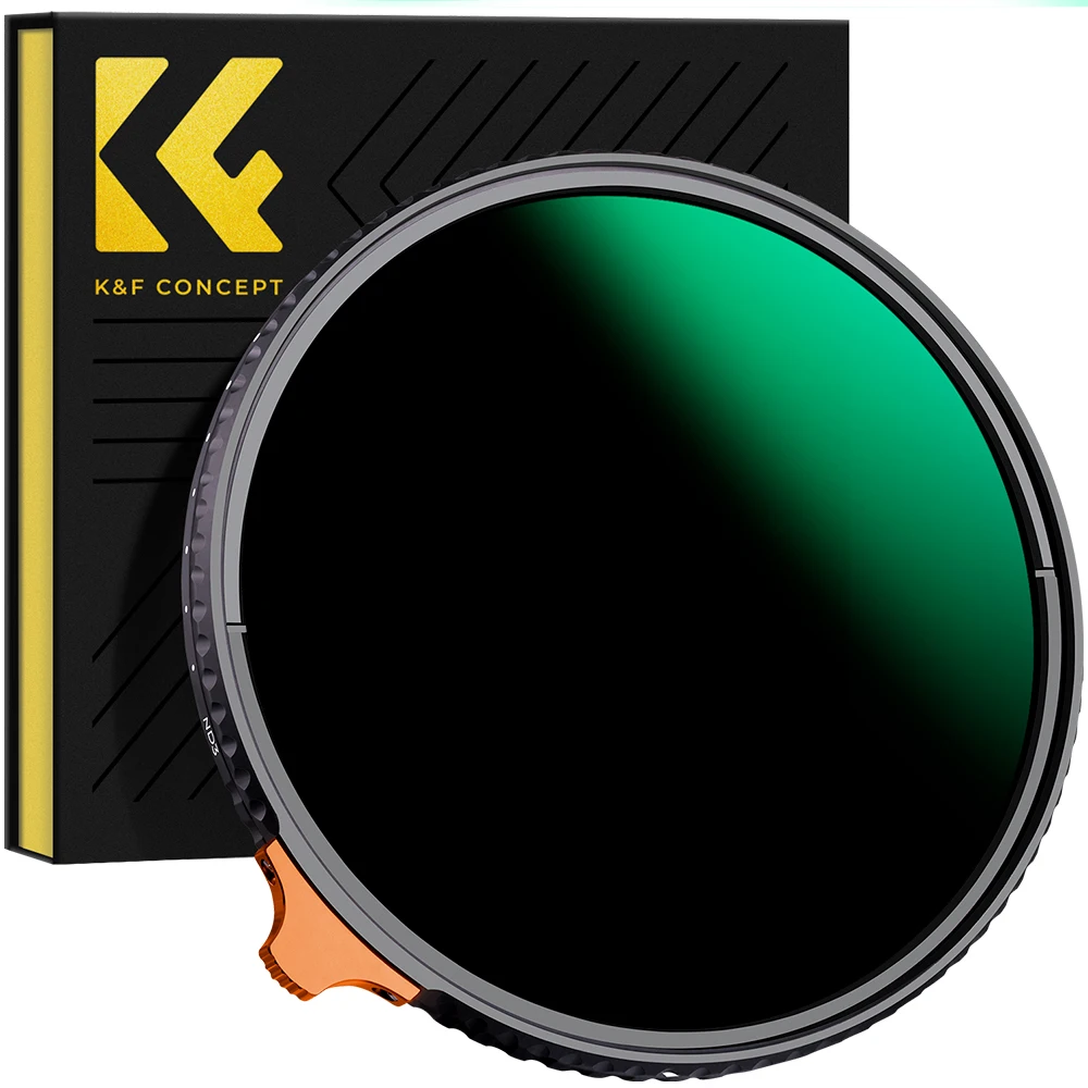 Купи K&F CONCEPT Variable ND Filter ND3 to ND1000 Multi Coated Adjustable Camera Lens filters 49mm 52mm 55mm 58mm 62mm 67mm 77mm 82mm за 4,252 рублей в магазине AliExpress