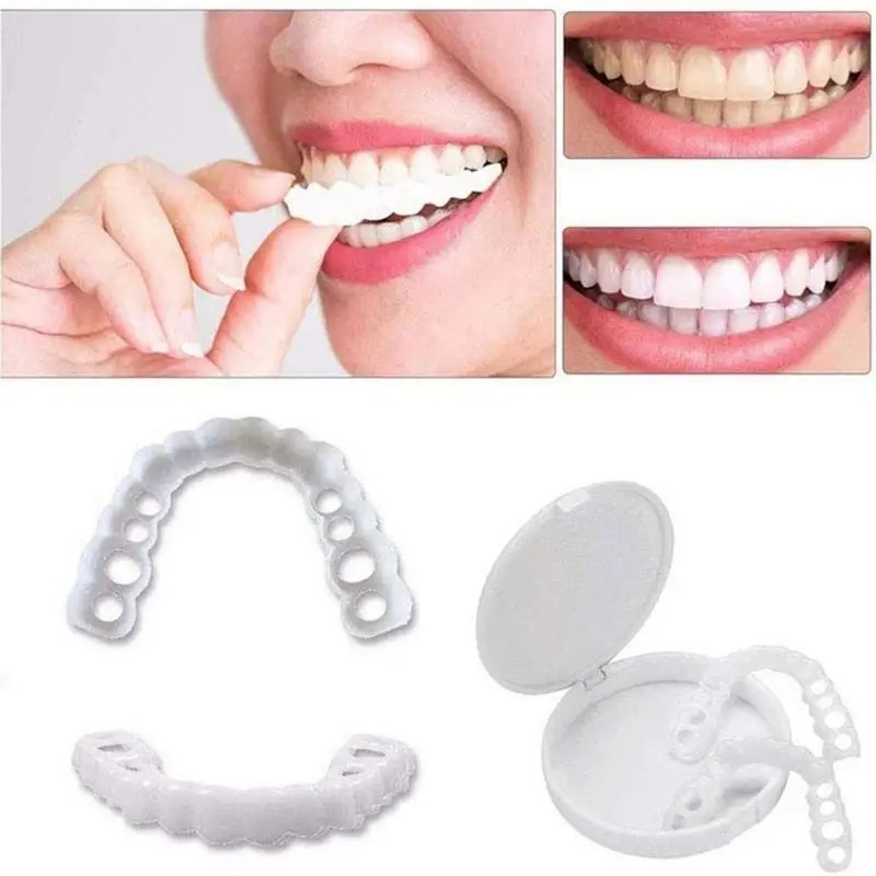 Виниры Зубные протезы Socket Veneers Snap Perfects Fit Зубная крышка On Fake Teeth Veneer Поддельная для
