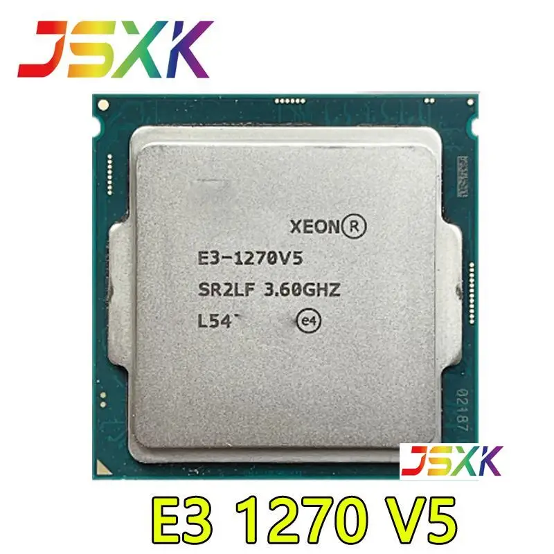

Used for Intel Xeon E3 1270 V5 8M Cache 3.60GHz 80W SR2LF LGA1151 CPU Processor