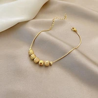 2022 new fashion charm bracelets contracted women trendy metal geometric charm bracelets jewelry